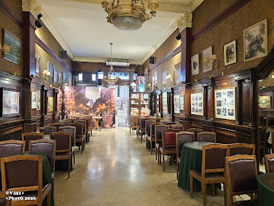 Interior of Café Tortoni in C1084 Cdad. Autónoma de Buenos Aires