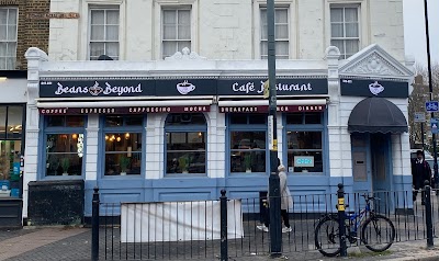 Interior of Beans & Beyond in London E14 7HG