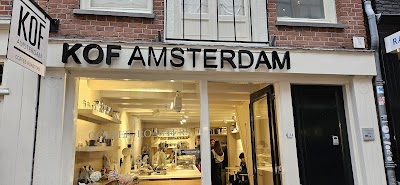 Interior of KOF Amsterdam Coffee Roasters in ET Amsterdam