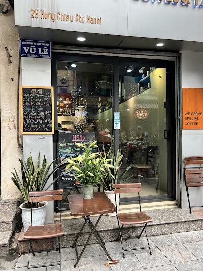 Interior of S-Coffee & Boutique in Hà Nội
