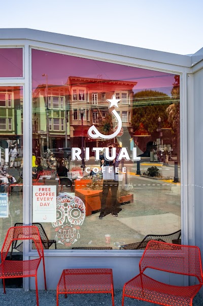 Interior of Ritual Coffee Roasters in CA 94102