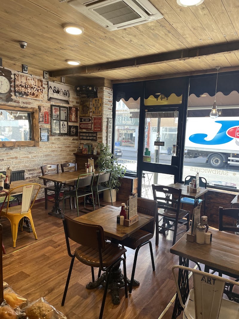 Interior of Euro Cafe in London SE3 9DJ