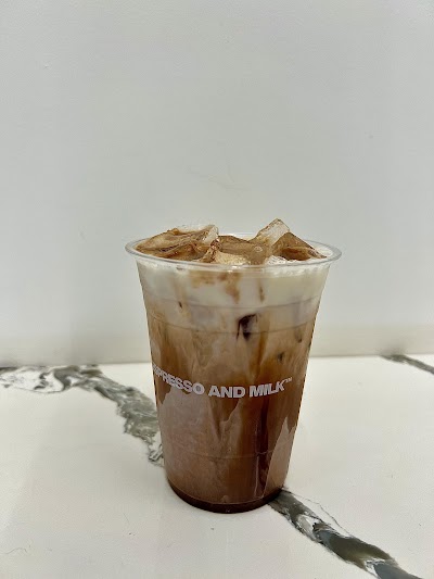 ESPRESSO AND MILK coffee