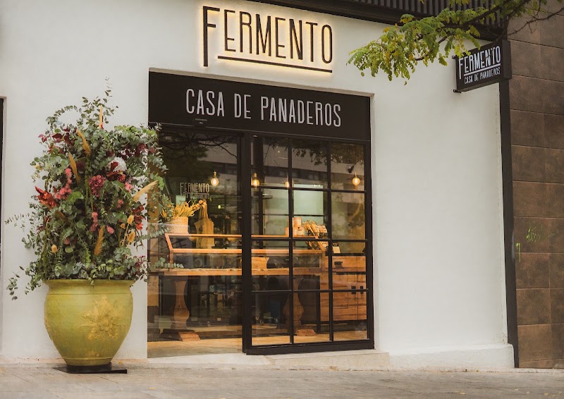 Interior of Fermento Casa de Panaderos in Madrid