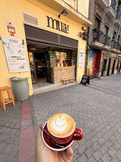 Interior of Muá! Specialty Coffee & Brunch in Madrid