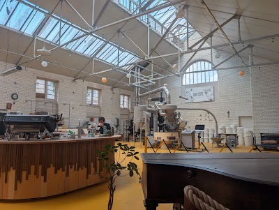 Interior of Santu Coffee Roastery in Edinburgh EH1 3LR