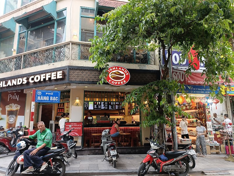 Interior of Highlands Coffee in Hà Nội