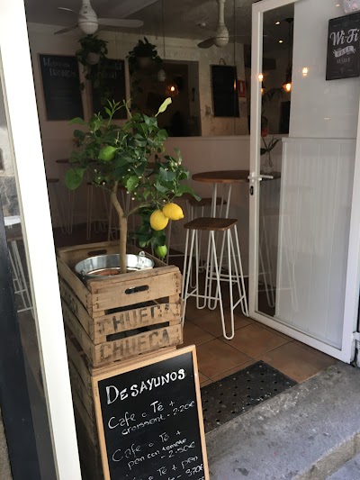 Interior of Brunch Club in Madrid