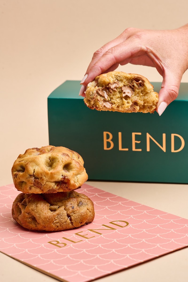 Blend cookies coffee