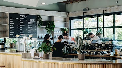 Interior of Verve Coffee Roasters in CA 90048
