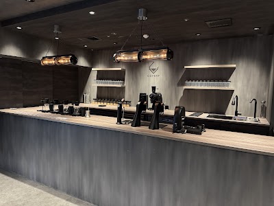 Interior of COVERT COFFEE ROASTERY in Shinjuku