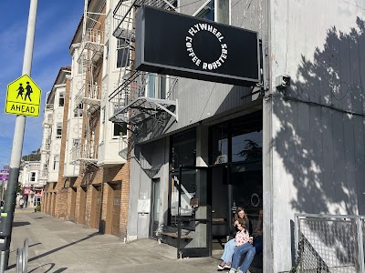 Interior of Flywheel Coffee Roasters in CA 94117