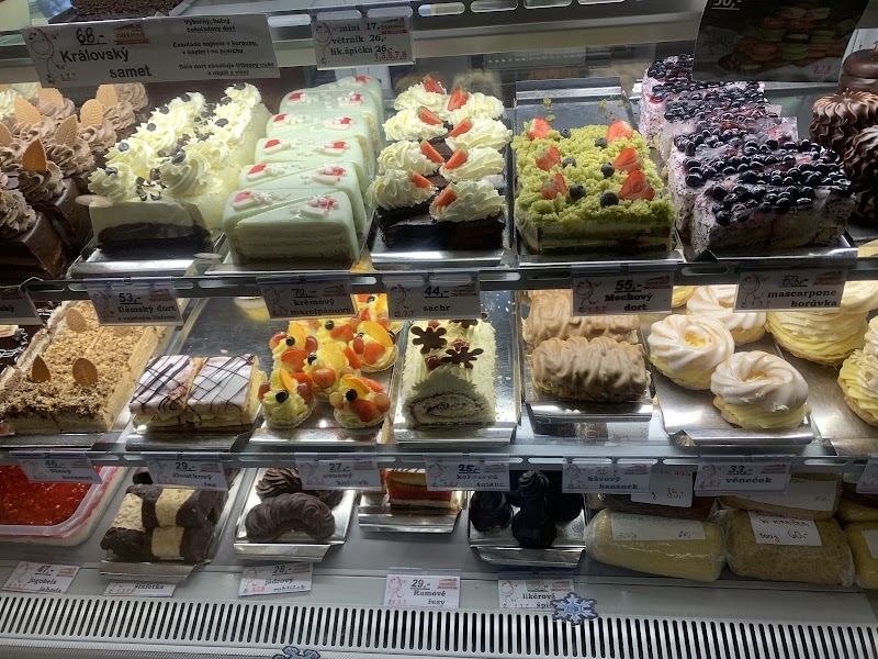 Interior of Pastry shop around the corner in 295 01 Mnichovo Hradiště