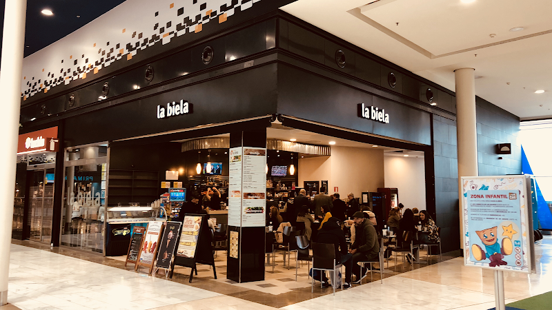 Interior of La Biela in A Coruña