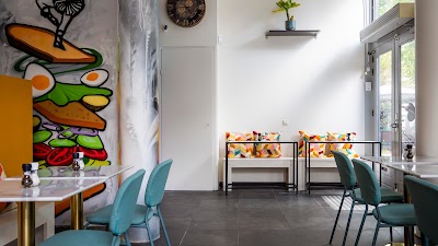 Interior of Florentin brunch in CM Amsterdam
