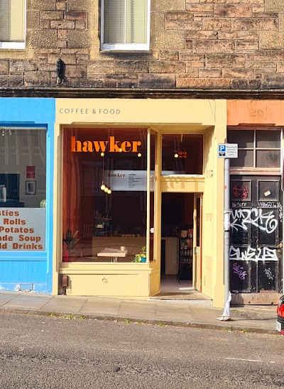 Interior of Hawker Coffee in Edinburgh EH3 9DS