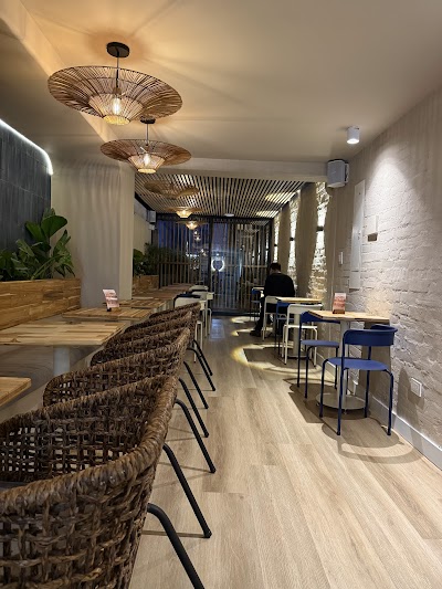 Interior of Libertario Coffee Roasters - Calle 79 in Bogotá