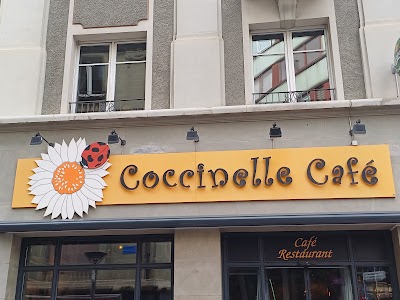 Interior of Coccinelle Café in Lausanne