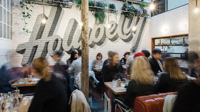 Interior of HolyBelly in Paris