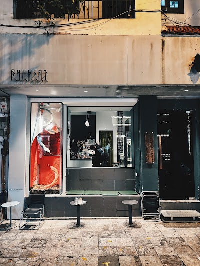 Interior of Room501 Coffee Roasters in Hà Nội
