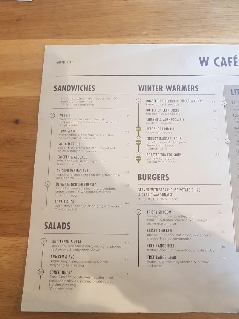 Woolworths Café Clear Water Mall coffee