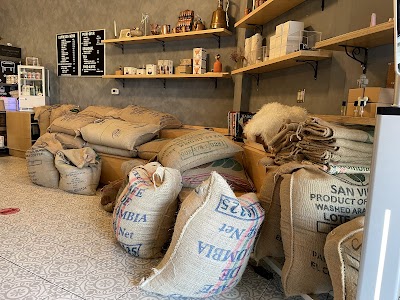 Interior of Lab Coffee & Roasters in CA 90004