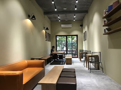 Interior of Blackbird Coffee in Hà Nội