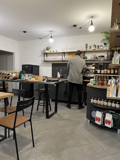 Interior of Red Fawn Coffee Roasters in Štefánikova 99/9