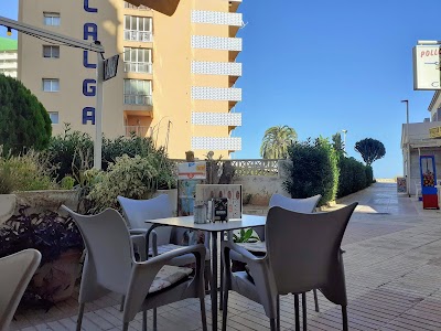 Interior of Bohemia Lounge Bar. in Calp