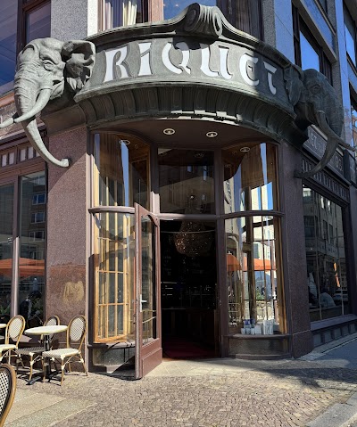 Interior of Kaffeehaus Riquet Café in Leipzig