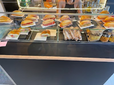 Interior of black coffe studio in Valencia