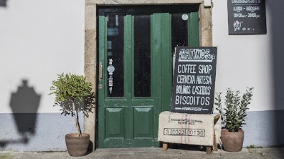 Interior of Bruma Coffee Shop in Santiago de Compostela