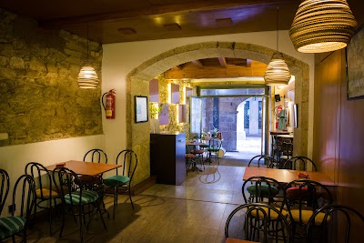 Interior of Airas Nunes Café in Santiago de Compostela