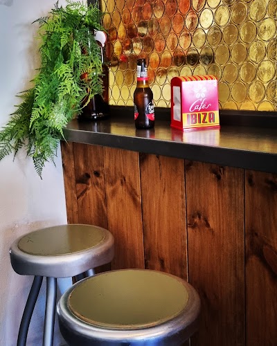 Interior of Café 73 in Santa Eulària des Riu