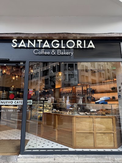Interior of Santagloria Coffee & Bakery in Bilbao