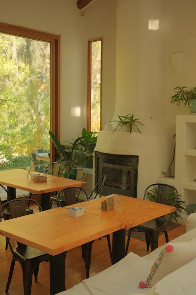 Interior of RUHE Coffee in Santiago