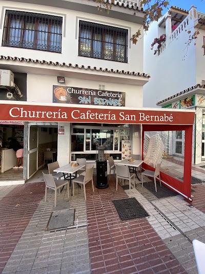 Interior of Churrería San Bernabé in Marbella