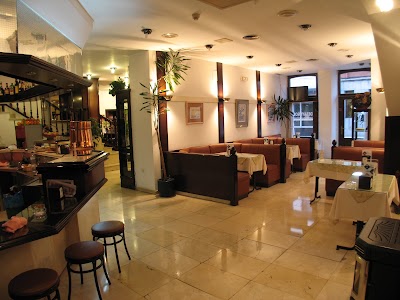 Interior of La Chocolatería del Paraíso in Llanes