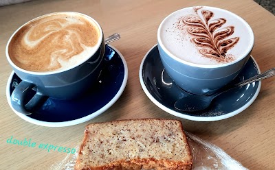 Double espresso coffee
