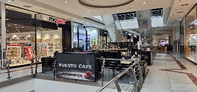 Interior of Café Level in 150 00 Prague
