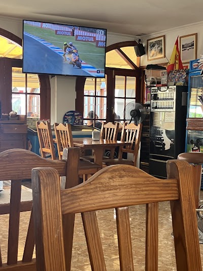 Interior of Cafeteria Es Port in Santa Eulària des Riu