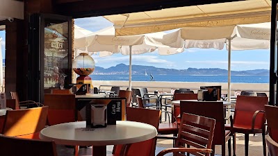 Interior of Silgar Café in Sanxenxo
