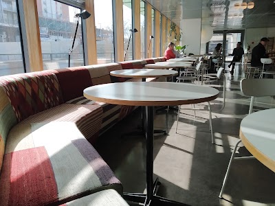 Interior of Cafeteria del Disseny Hub Barcelona in Barcelona