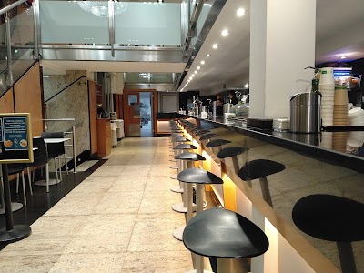 Interior of Cafeteria Europa in Spain