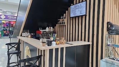 Interior of Amy coffee house in