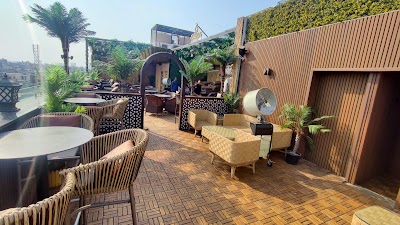 Interior of Gumbad cafe in