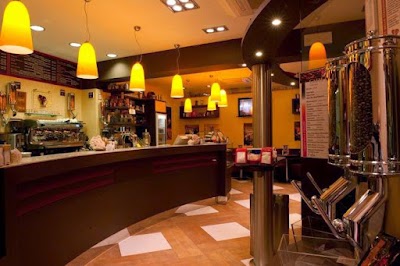 Interior of Caffè del Doge in Venice