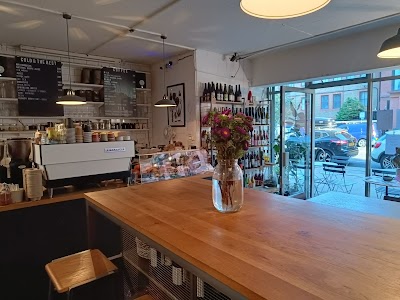 Interior of HELMA Cafe and Wine in N1 5AA