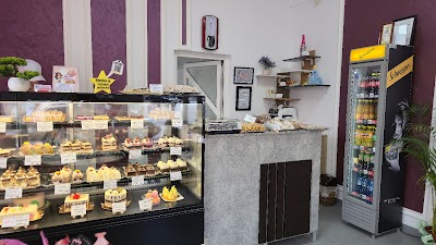 Interior of Cofetarie in Romania
