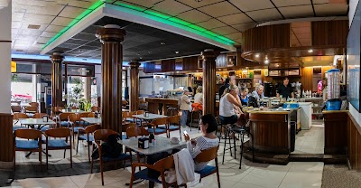 Interior of Cafetería Mádison in Llanes